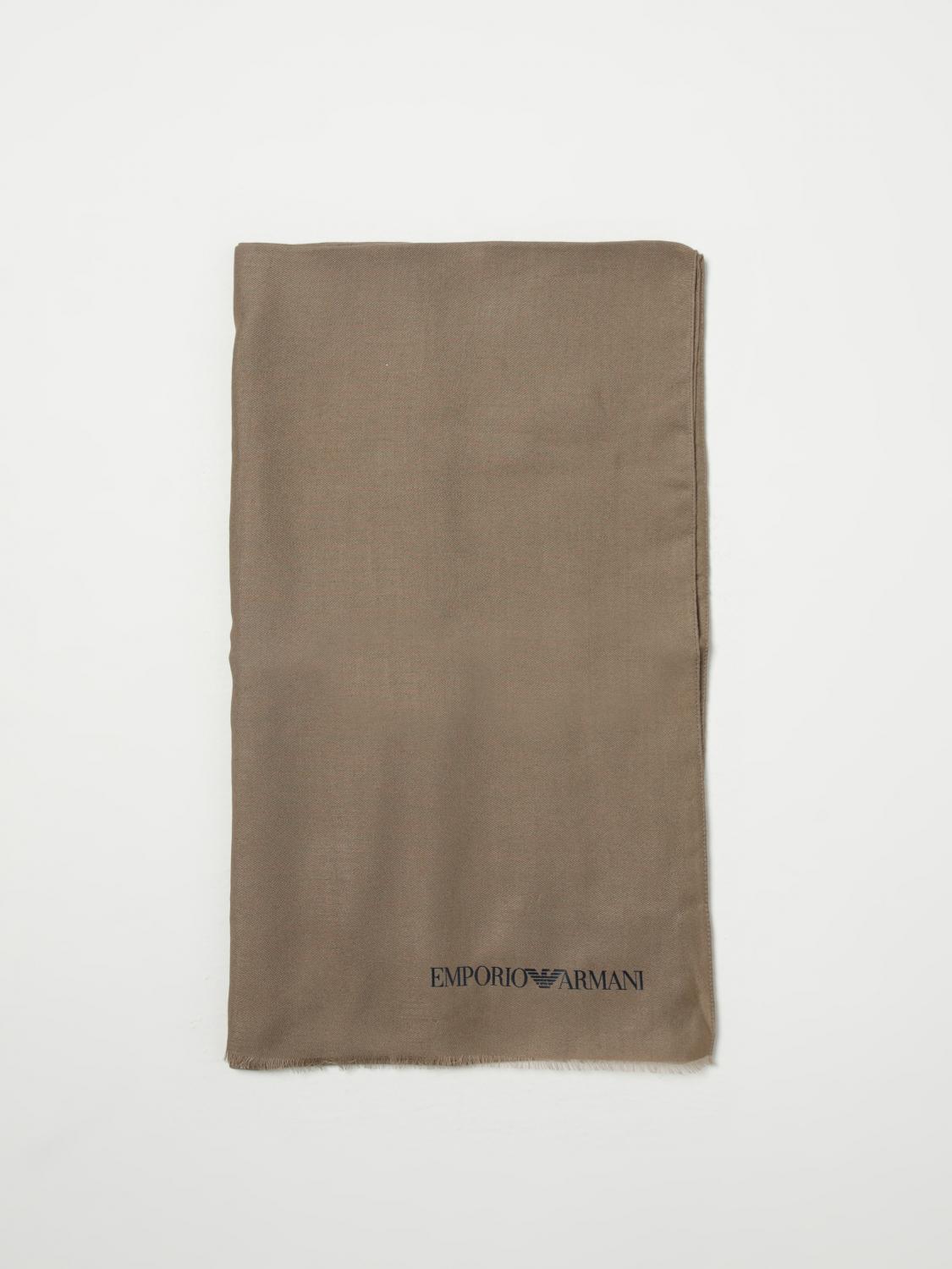 Giorgio Armani GIORGIO ARMANI Scarf Men color Walnut　GIORGIO ARMANI スカーフ メンズ カラー ウォールナット