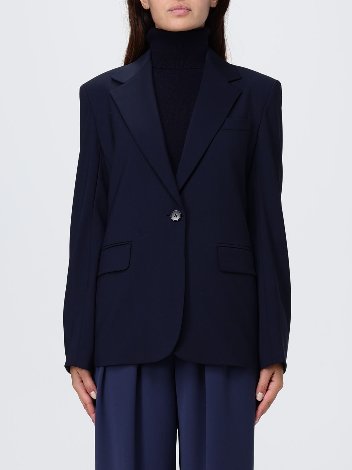 Weekend Max Mara Blazer Woman  In Blue