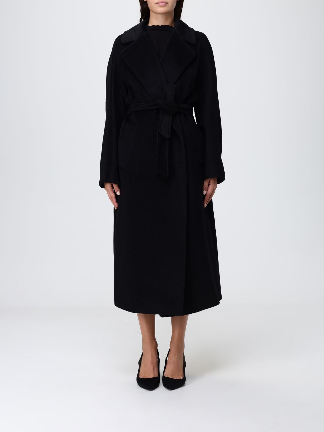 Weekend Max Mara Coat Woman In Black