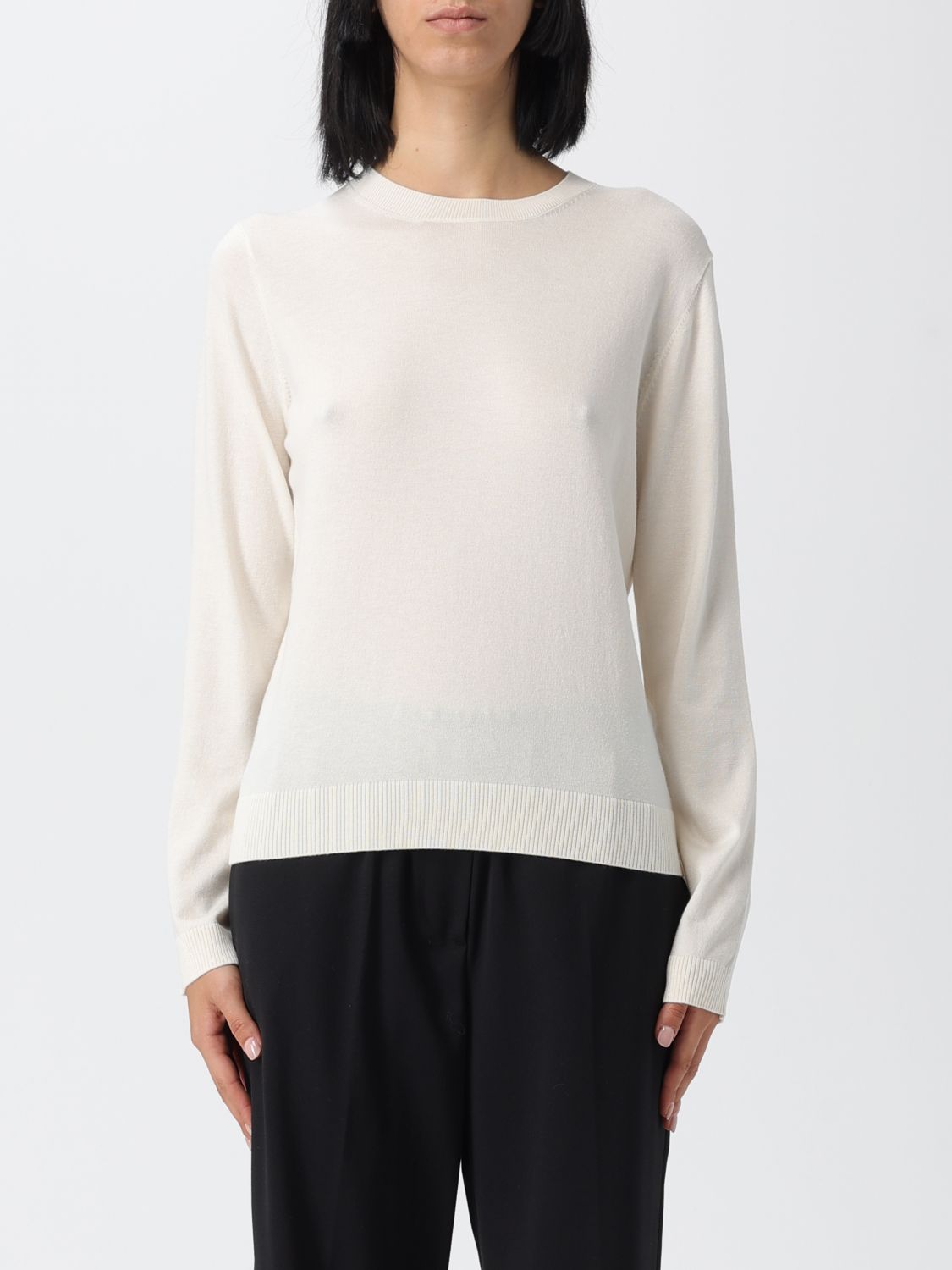 Weekend Max Mara Sweater Woman In White