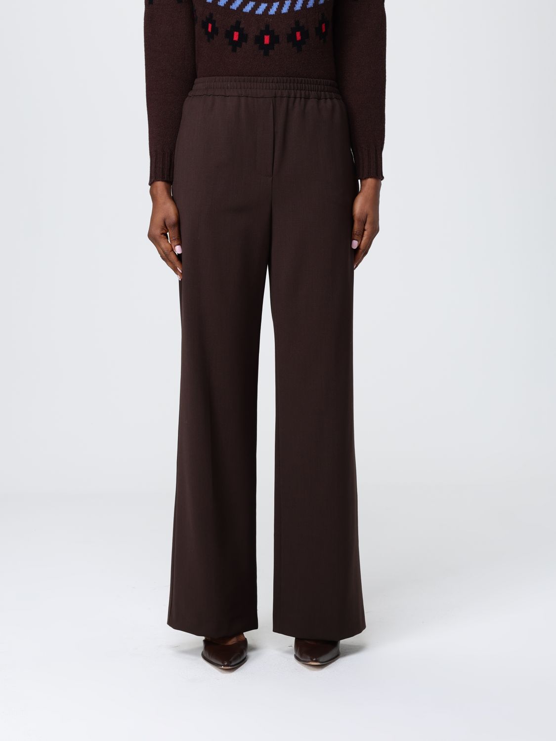 Weekend Max Mara Pants Woman  In Brown