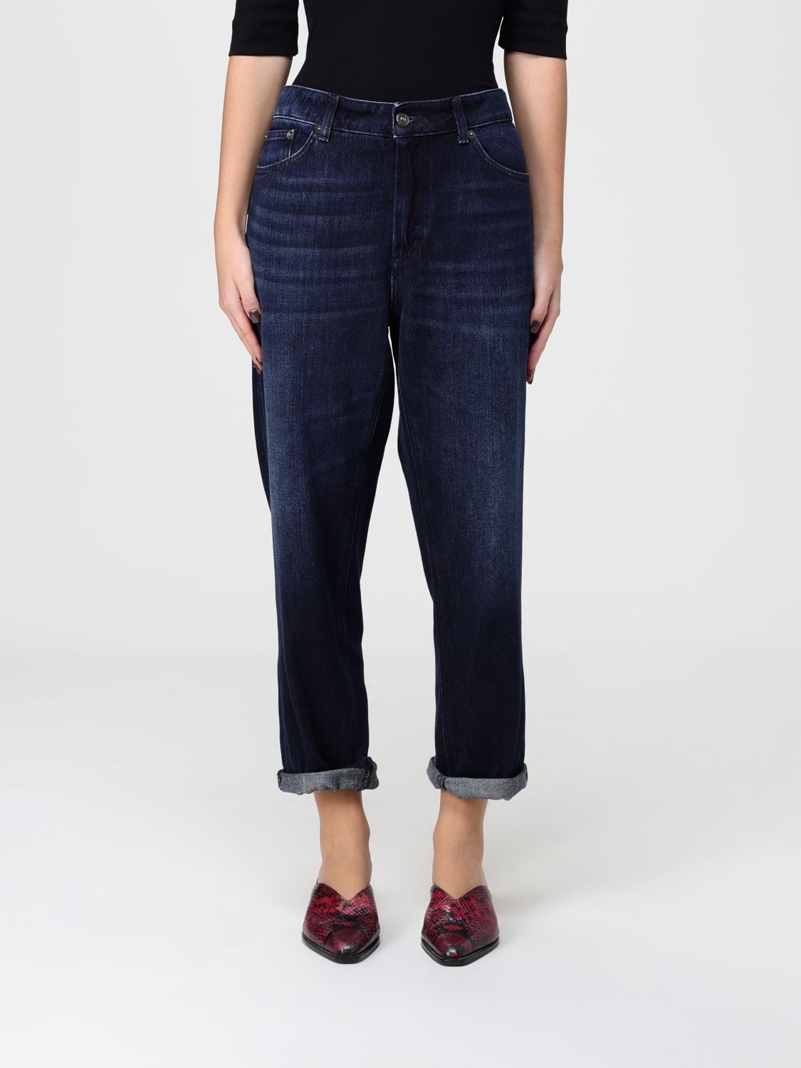 Dondup Pants  Woman Color Blue In Blue