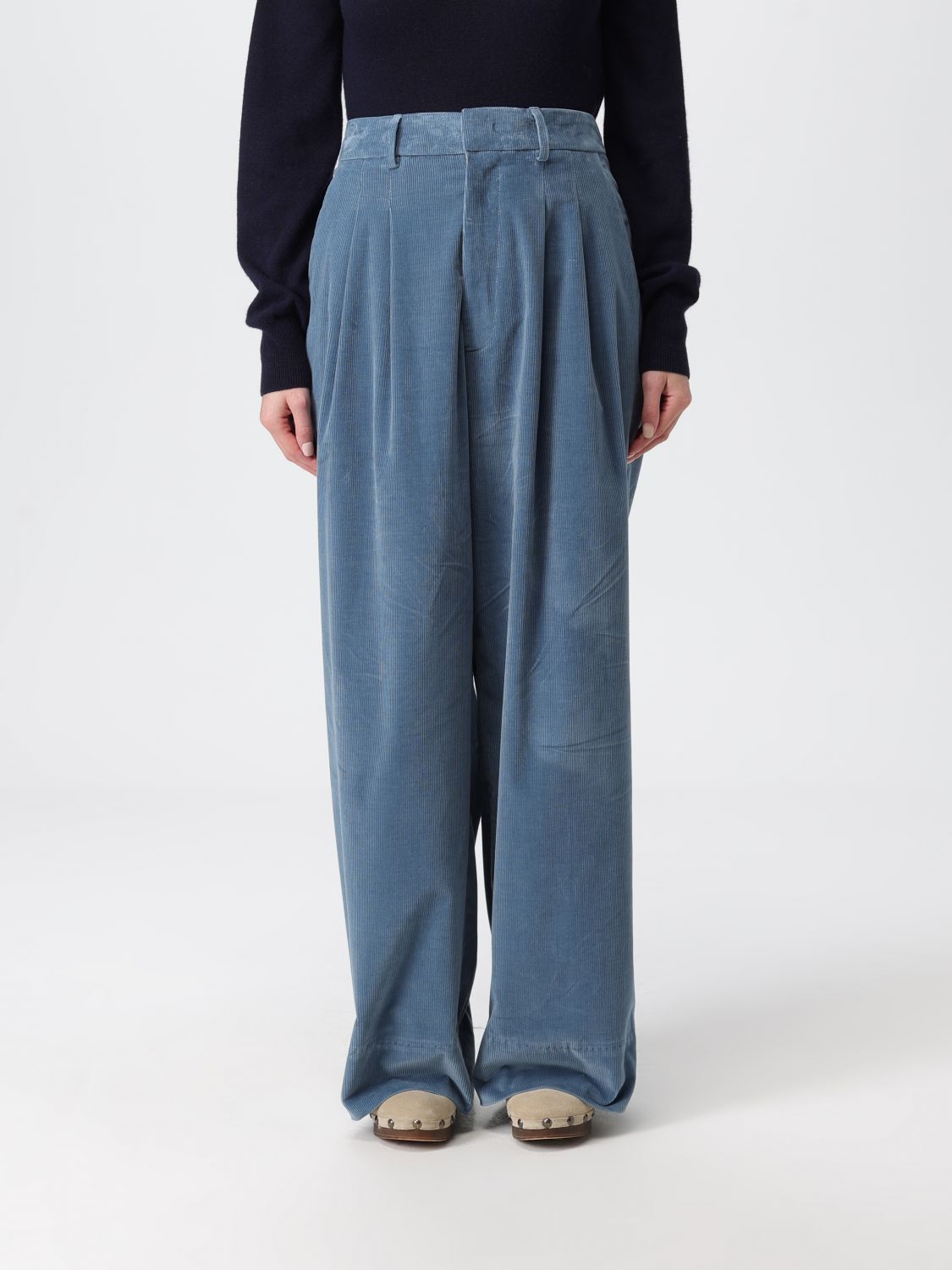 Dondup Pants  Woman Color Blue In Blue
