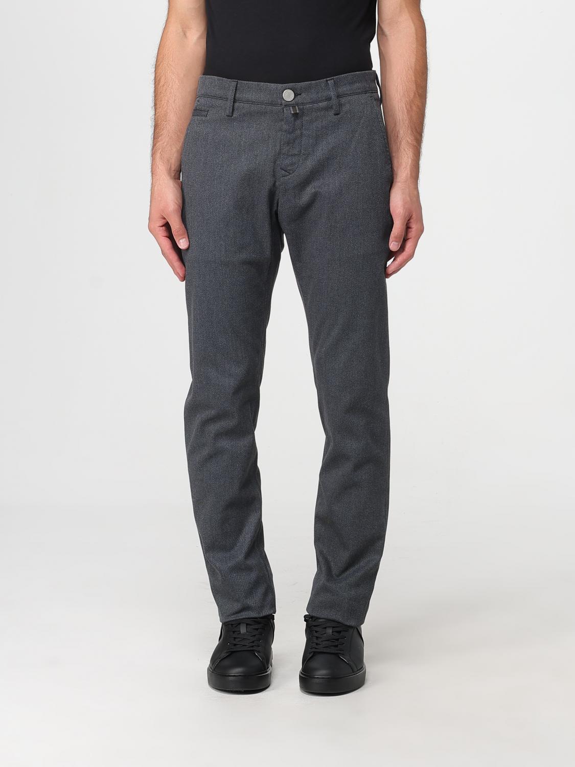 Jacob Cohen Pants Men Color Charcoal In Gray