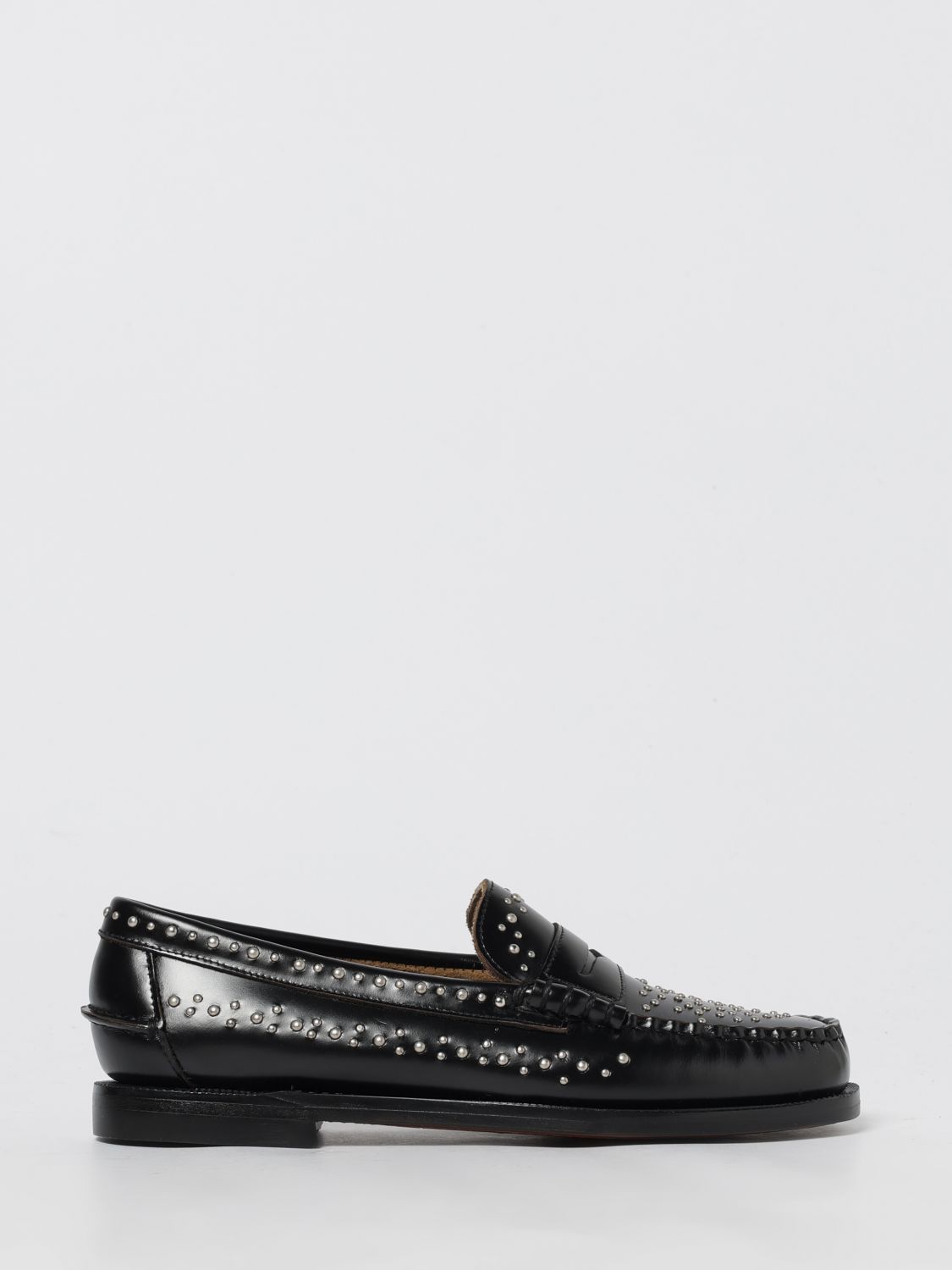 Sebago Mocassino Dan Studs 902 Black In Black