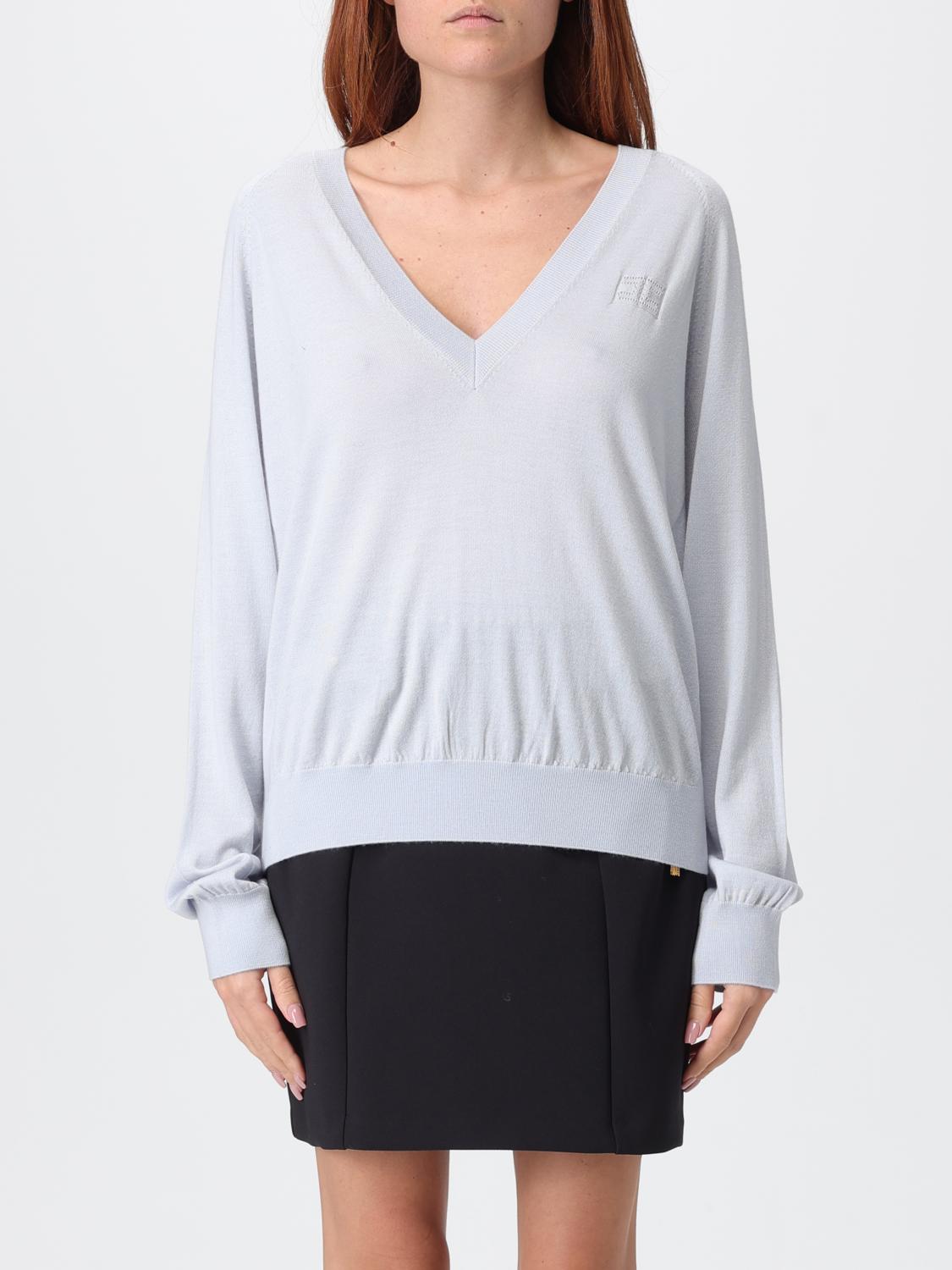 Elisabetta Franchi Sweater Woman Color Blue In Blue