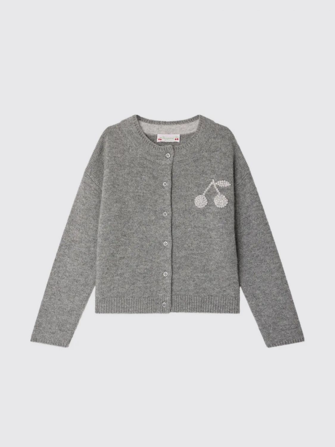 Bonpoint Cashmere 'judicael' Cardigan Kids In Animal Print