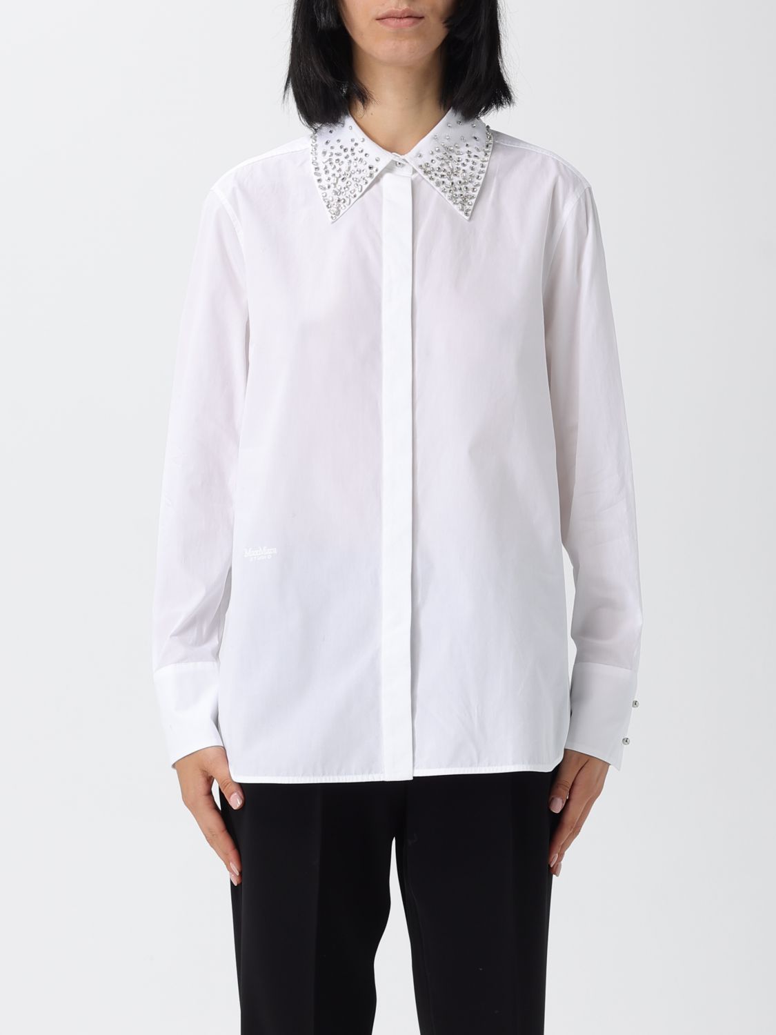 Max Mara Shirt  Woman Color White In White