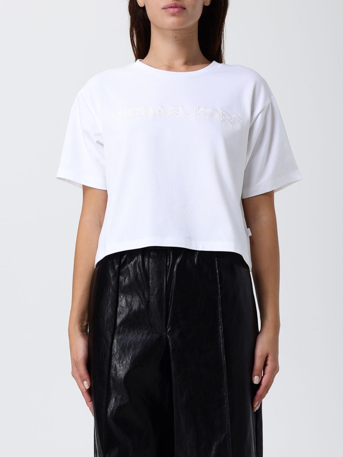 Michael Kors T-shirt  Woman Color White In White