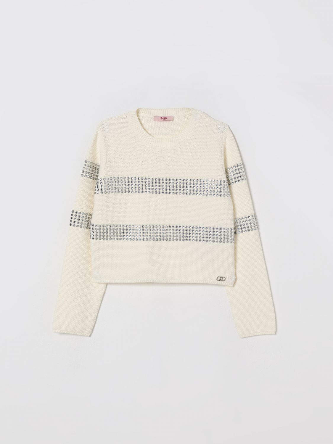Liu •jo Sweater Liu Jo Kids Color Butter In Neutral