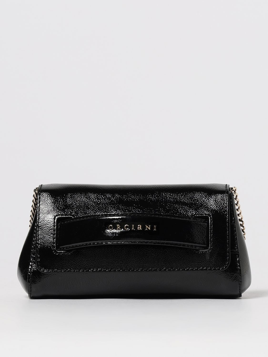 Orciani Clutch Woman Color Black In Black