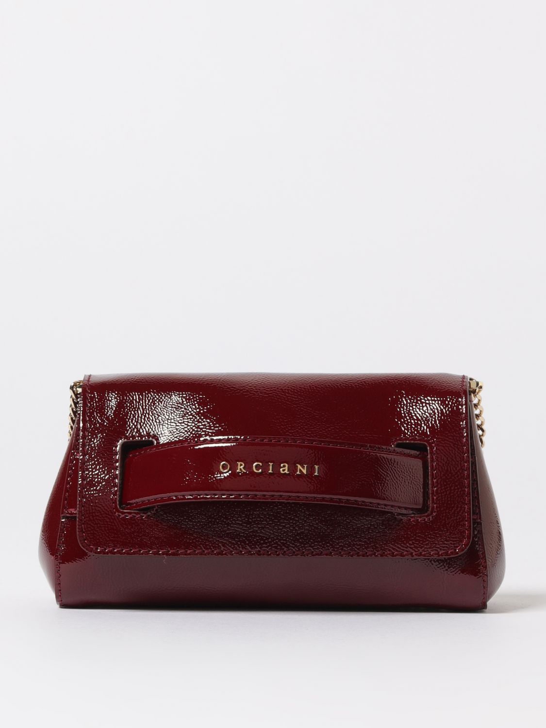 Orciani Clutch  Woman Color Red Purple In Purple
