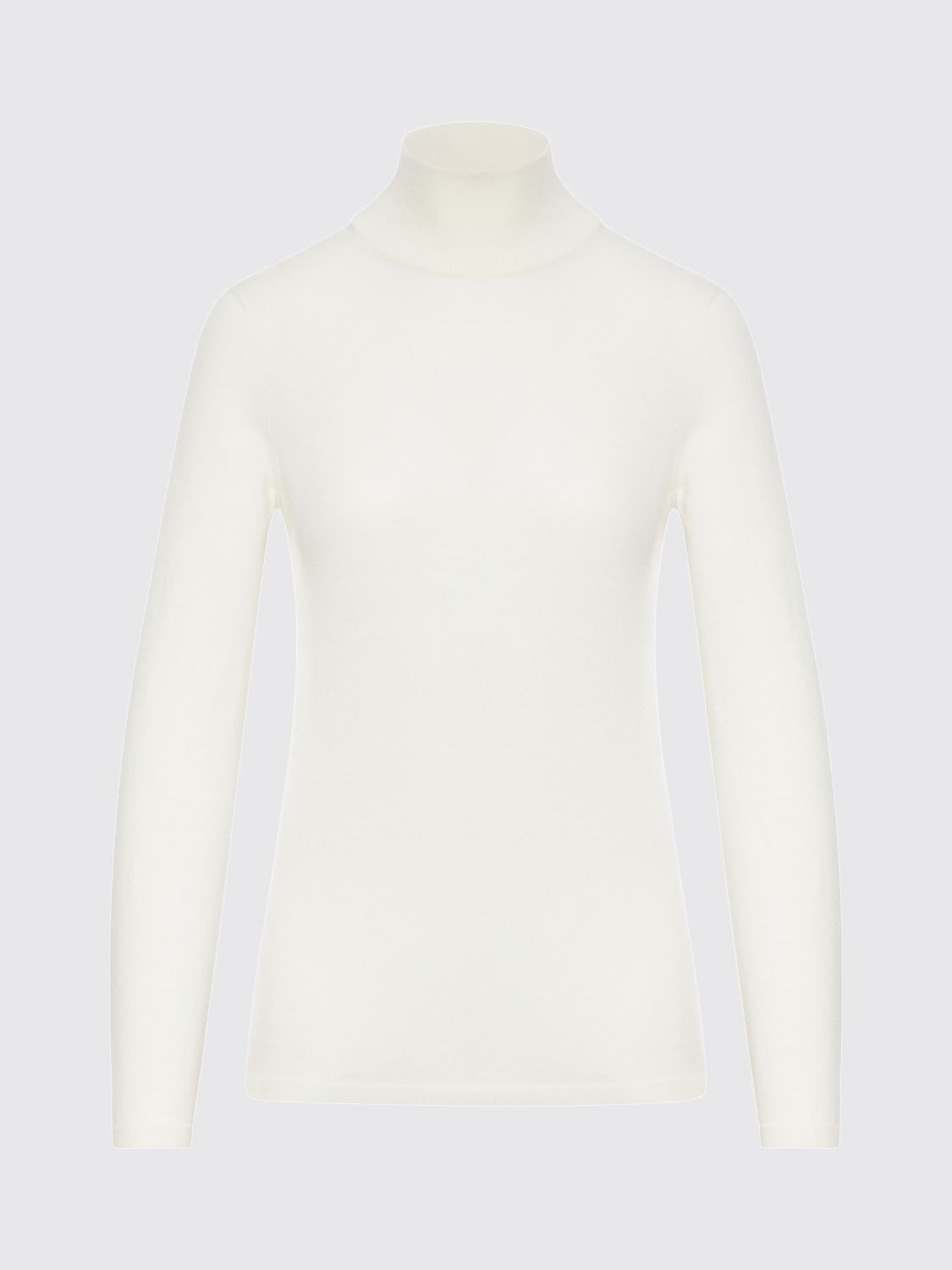 Max Mara Meana Cashmere Turtleneck In White