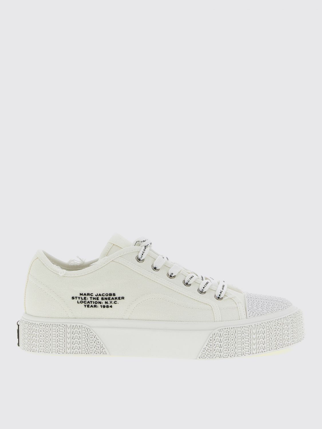 Marc Jacobs The Canvas Low-top Sneakers In White