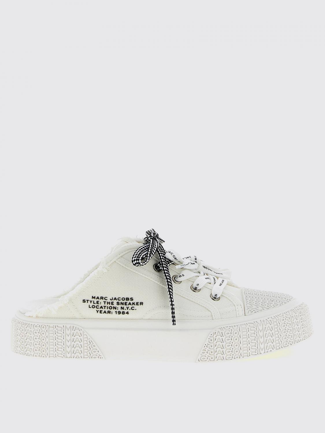 Marc Jacobs The Sneaker Mule Sneakers In White