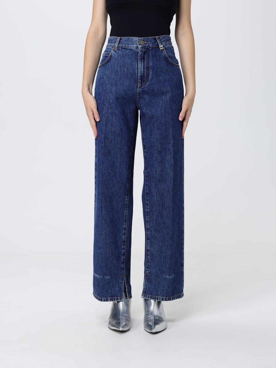 Pinko Jeans  Woman Color Denim In Blue