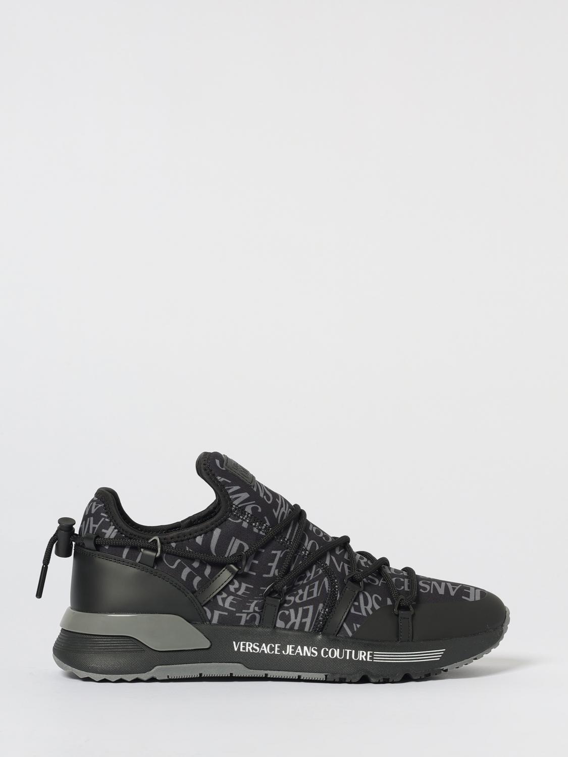 VERSACE JEANS COUTURE Sneakers Woman color Black　VERSACE JEANS COUTURE スニーカー ウィメンズ カラー ブラック VERSACE