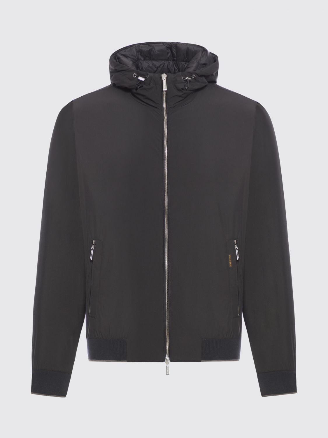 Moorer Oniro-stp Bomber Jacket In Black