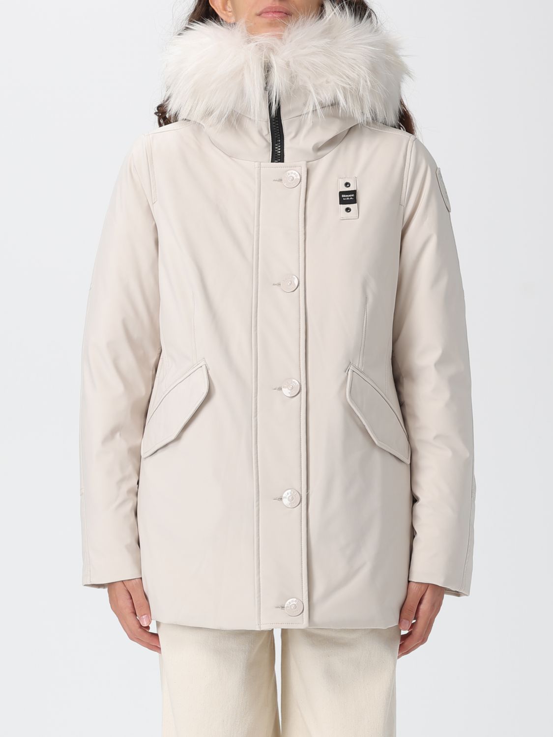 Blauer Jacket  Woman Color Grey In Neutral