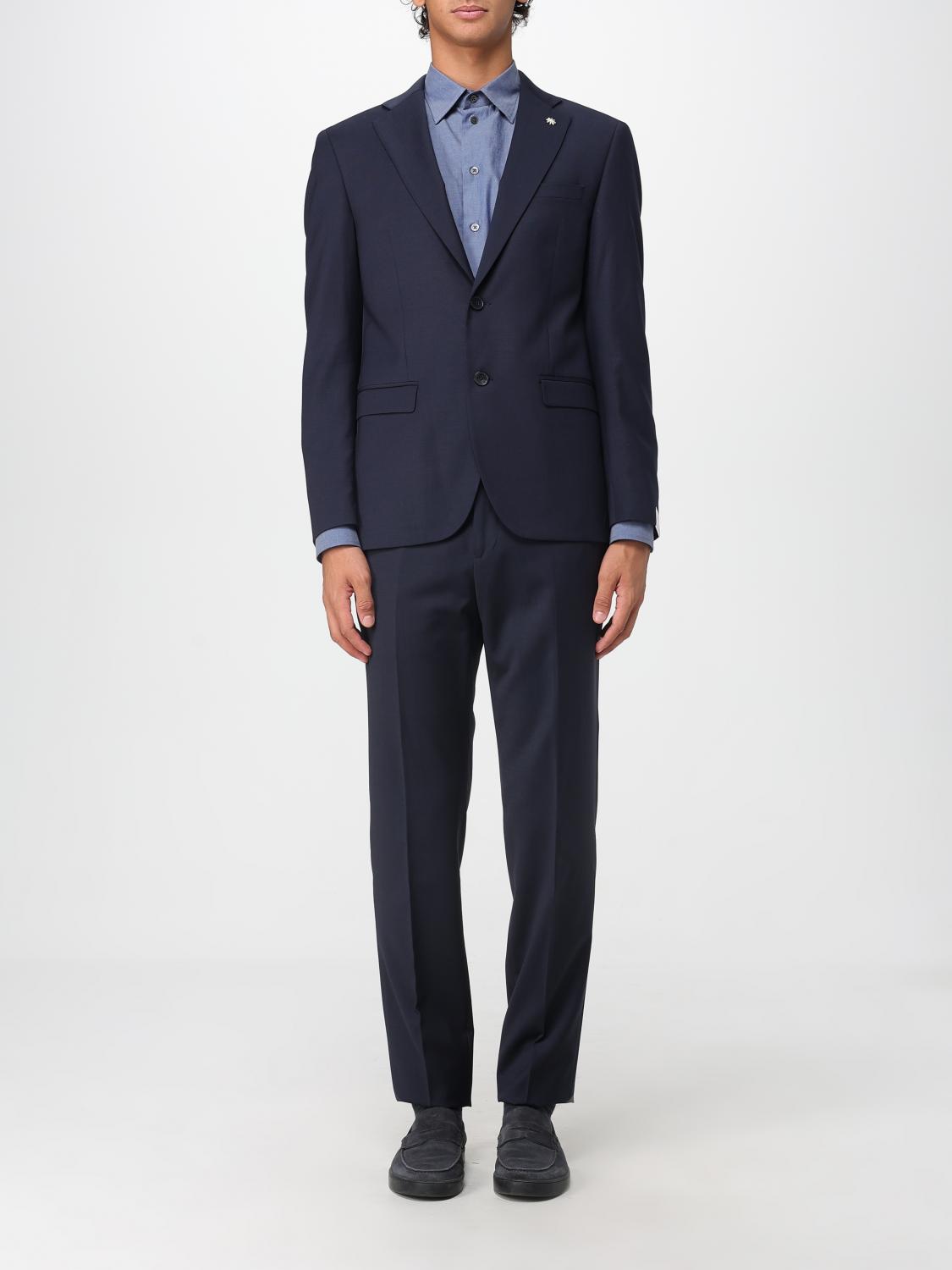 Manuel Ritz Suit  Men Color Blue In Blue