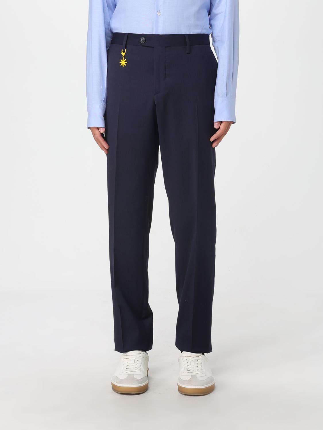 Manuel Ritz Pants  Men Color Blue In Blue