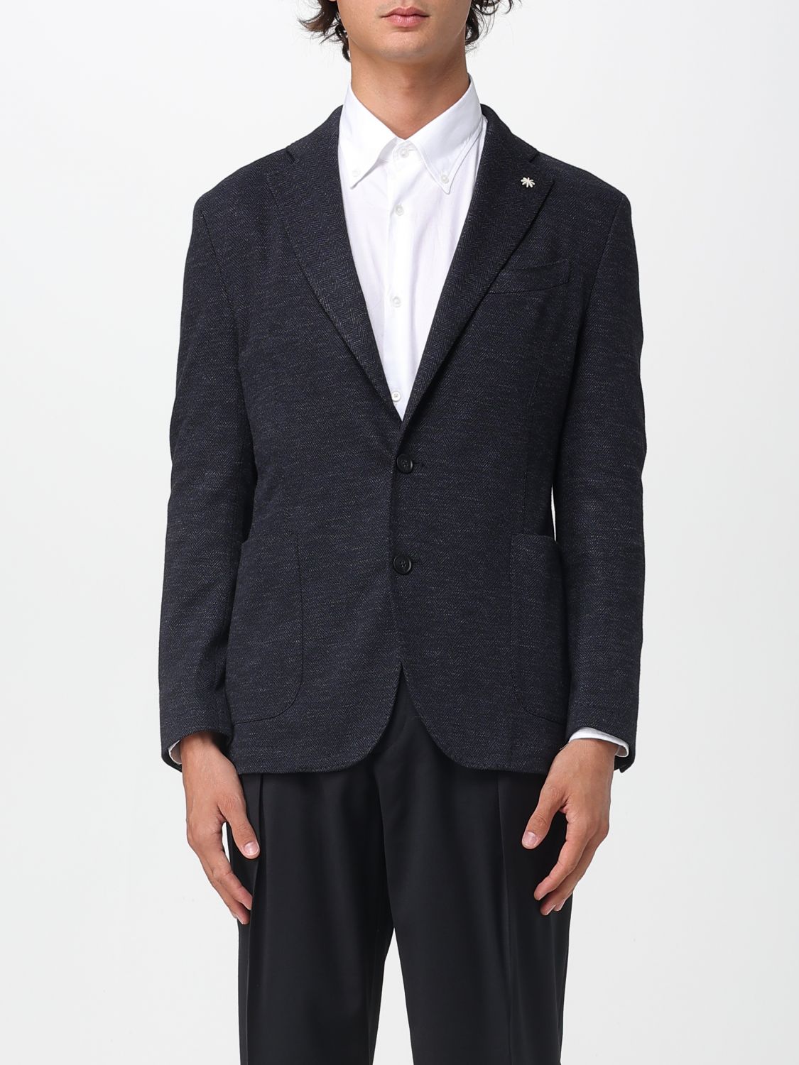 Manuel Ritz Blazer  Men Color Blue