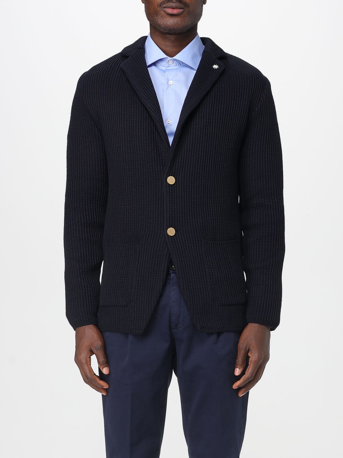 Manuel Ritz Blazer  Men Color Blue