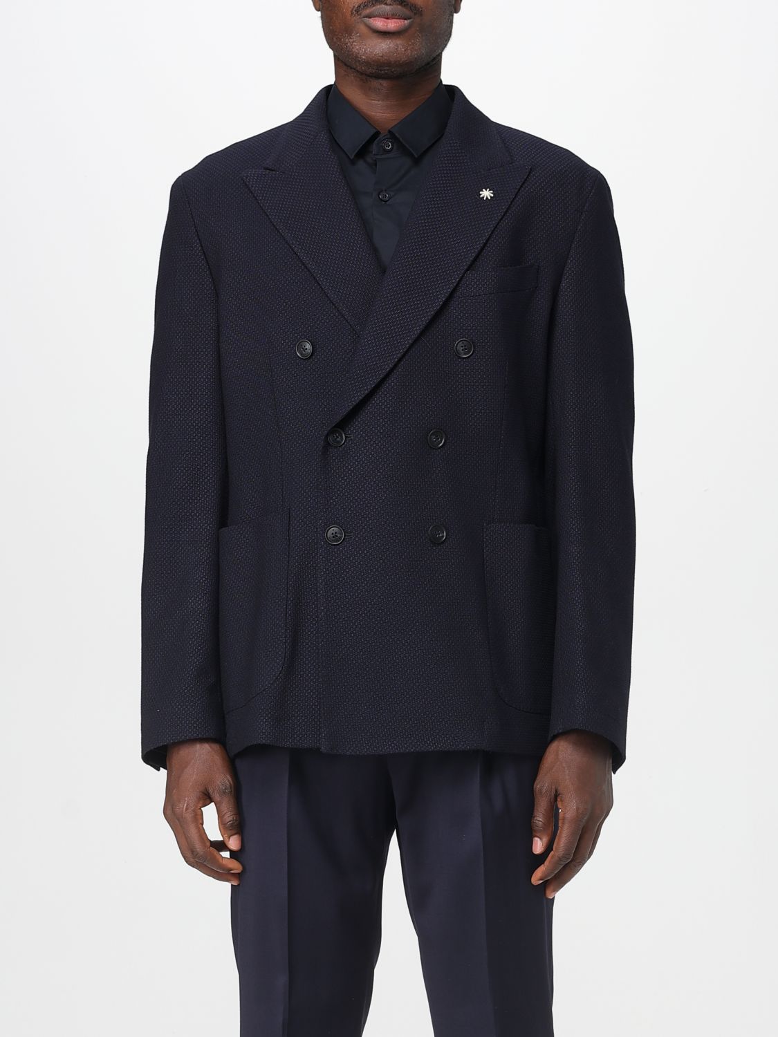 Manuel Ritz Blazer  Men Color Blue