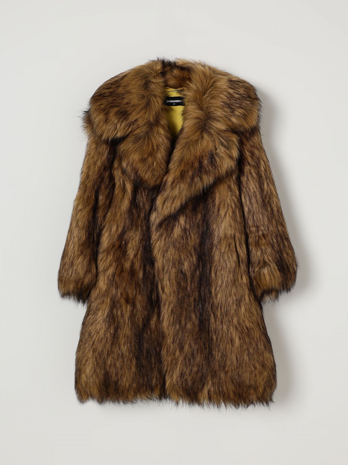 Dsquared2 Coat Kids Color Brown In Brown