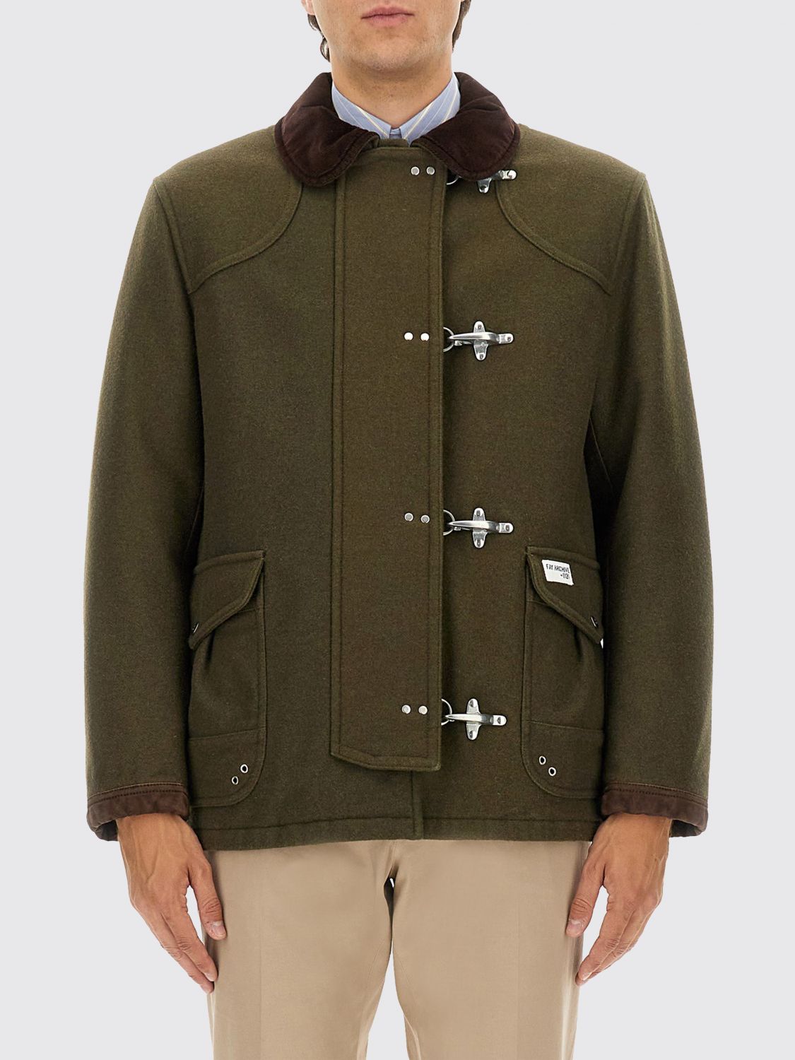 Fay Coat Men Color Forest Green