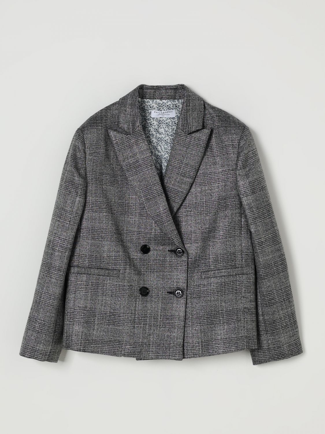 Philosophy Di Lorenzo Serafini Blazer Kids Color Grey In Gray