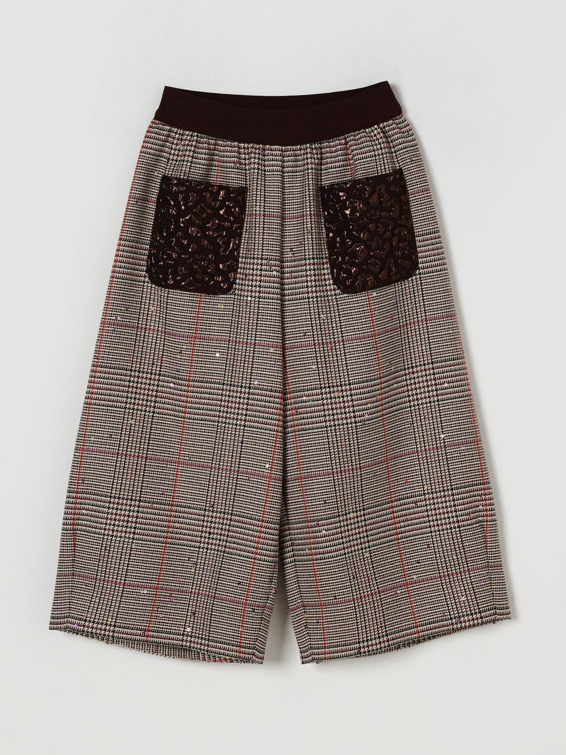Mi Mi Sol Pants Kids Color Brown In Black