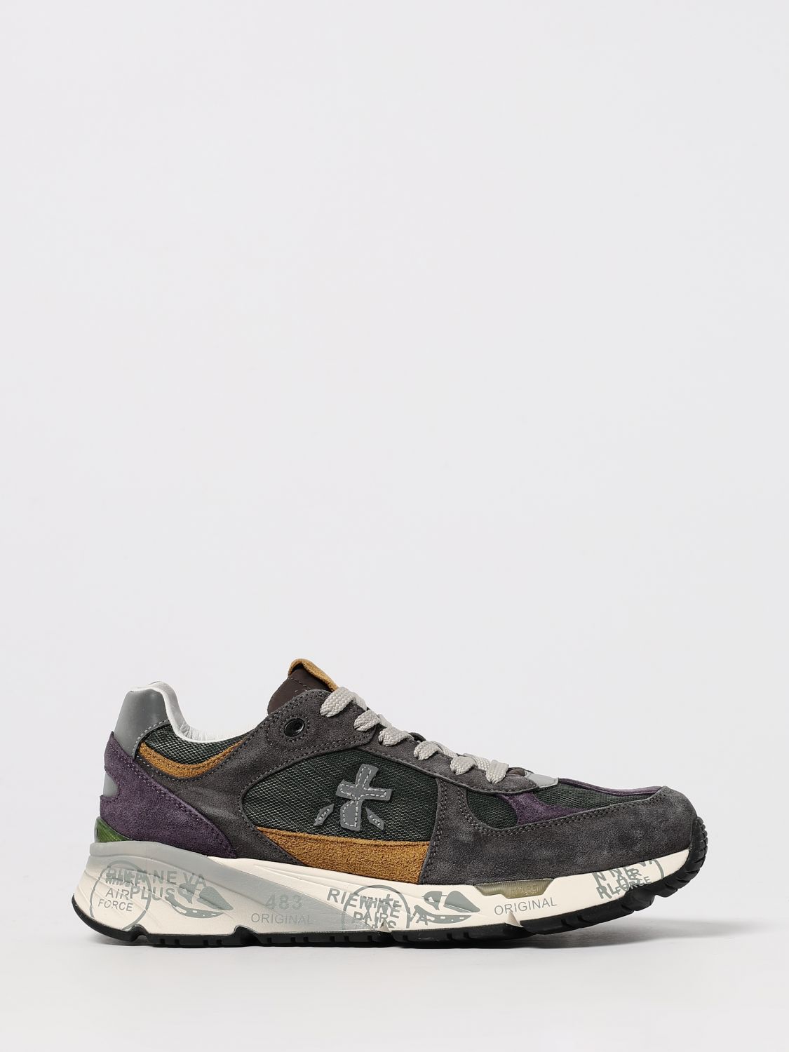 Premiata Sneakers  Men Color Brown In Gray