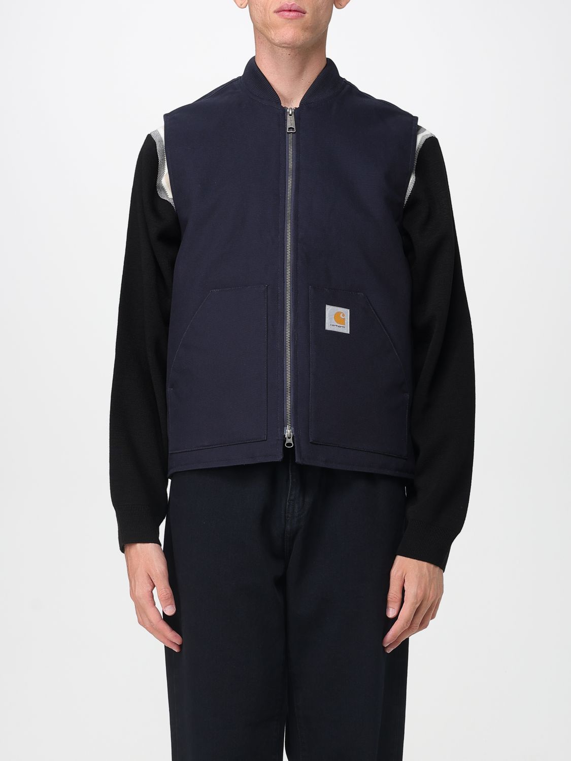 Carhartt Suit Vest Wip Men Color Navy In Blue