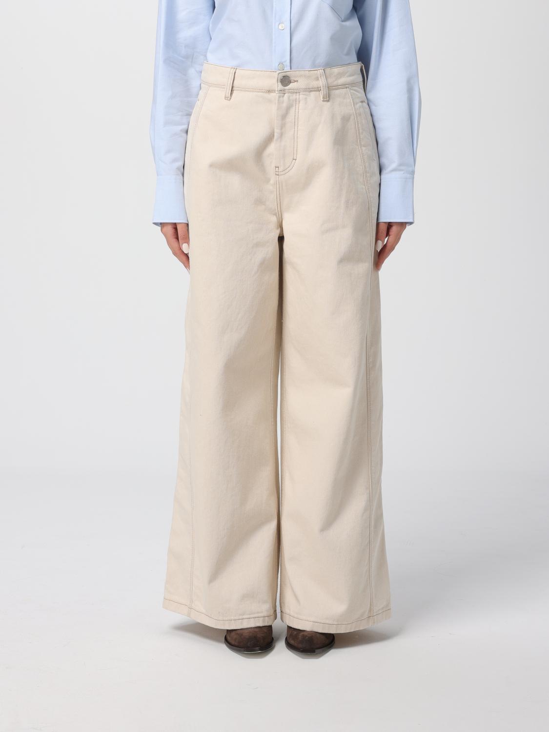 Ami Alexandre Mattiussi Jeans Ami Paris Woman Color Beige In Neutral