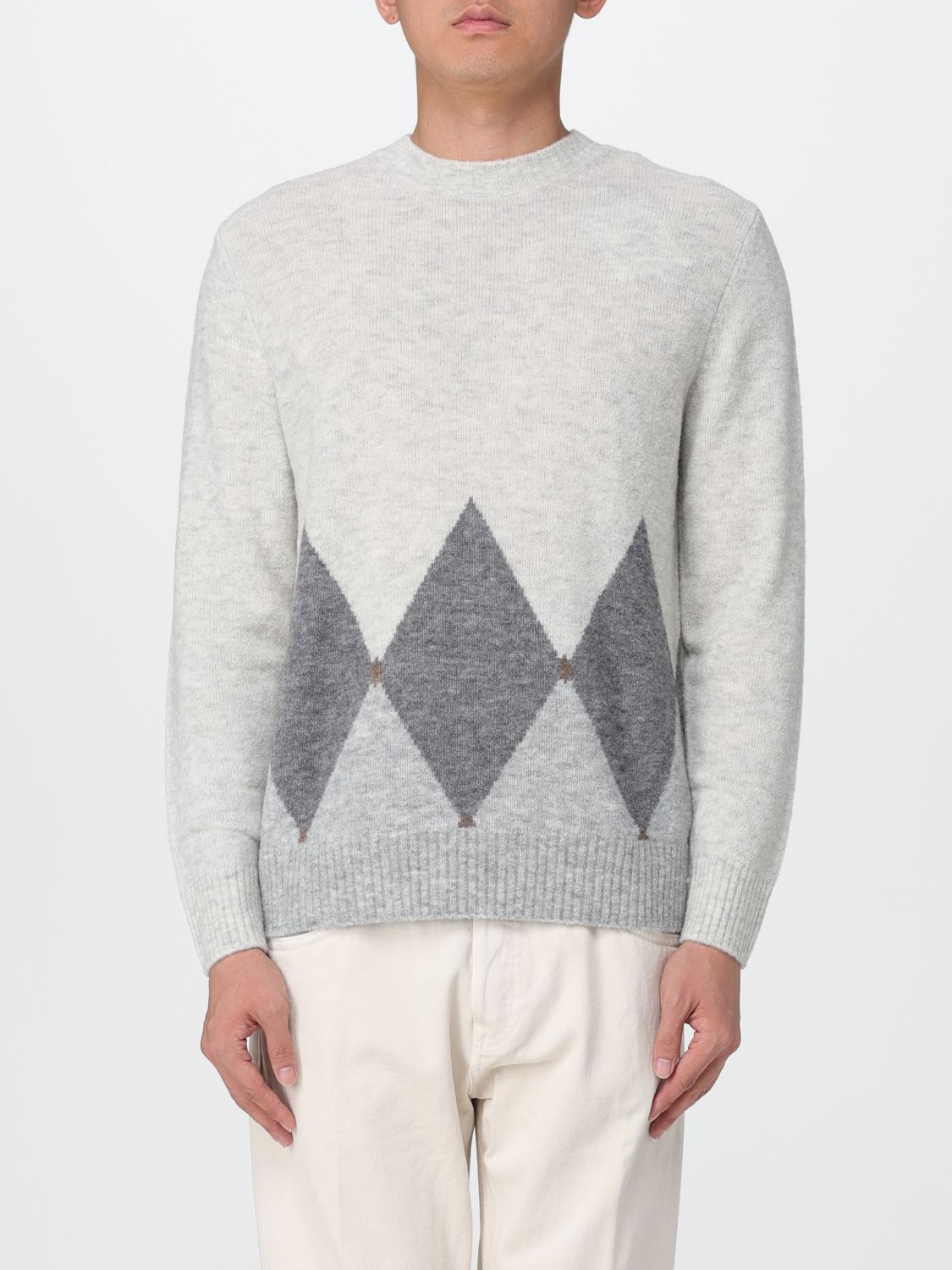 Ballantyne Sweater Men Color Grey In Gray