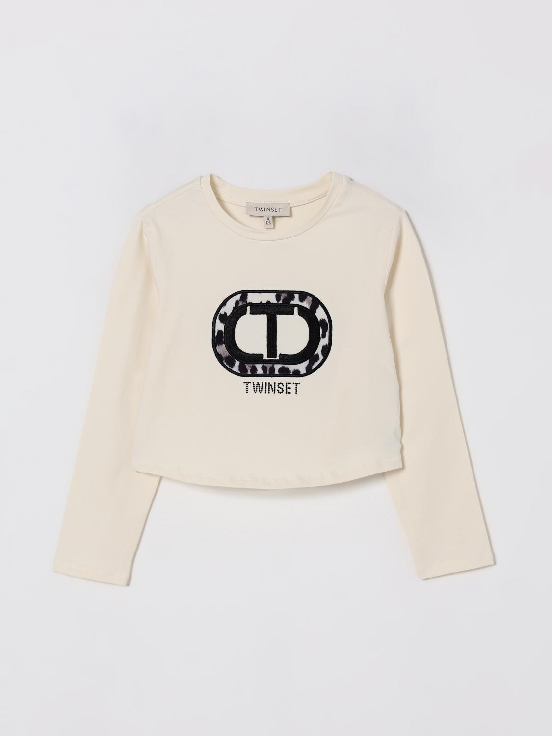 Twinset T-shirt  Kids Color Yellow Cream In Neutral