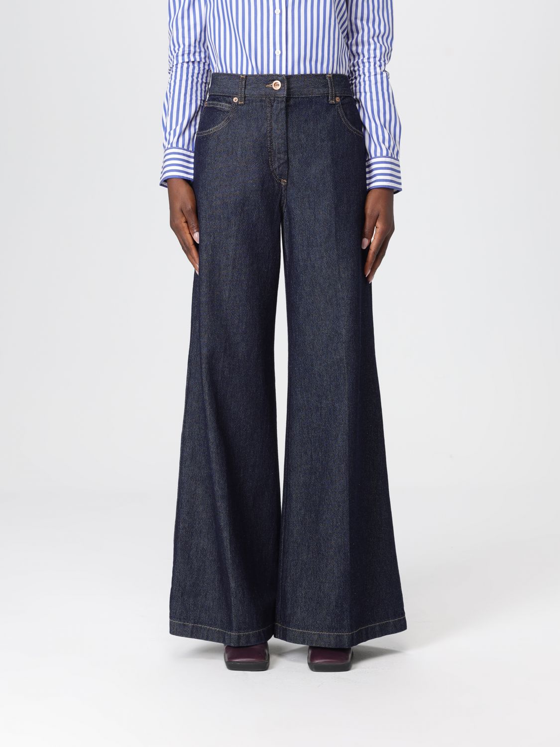 Aspesi Pants  Woman Color Blue In Black