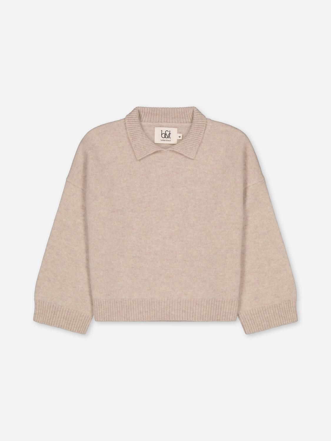 Bobbin & Tricot Polo Shirt  Kids Color Beige In Multi
