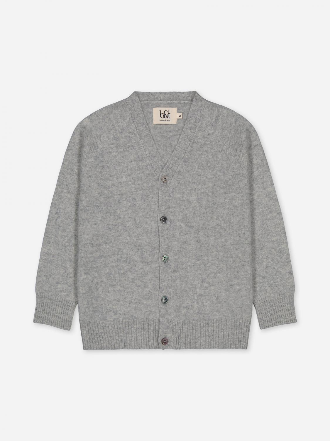 Bobbin & Tricot Sweater Kids Color Grey In Gray