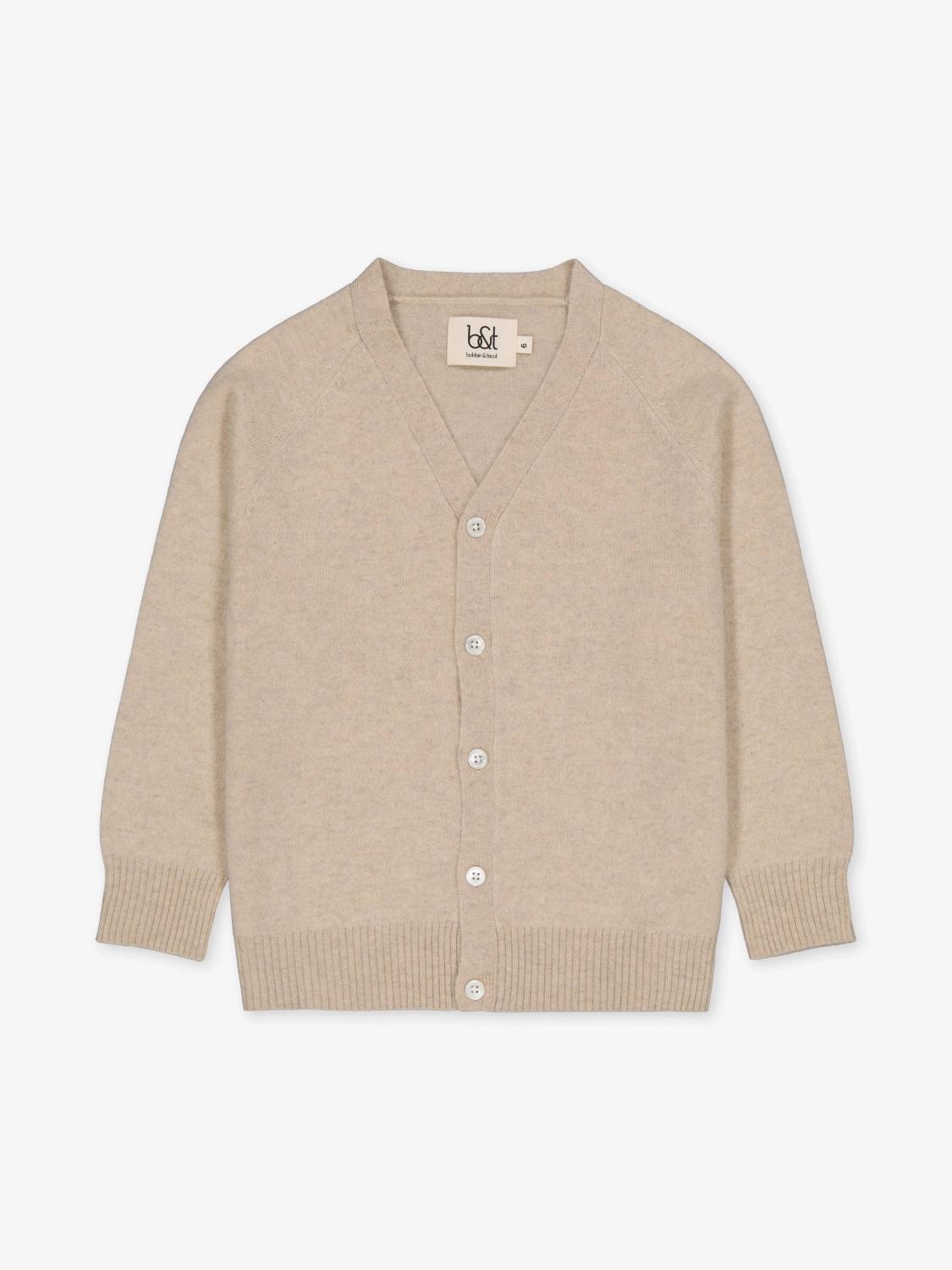 Bobbin & Tricot Sweater Kids Color Beige In Neutral