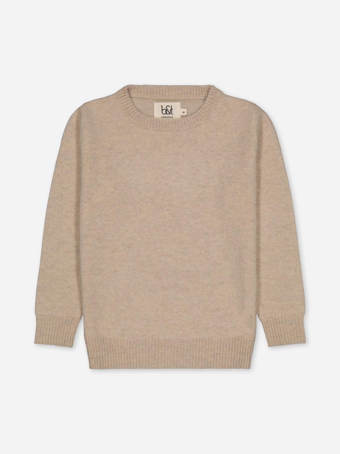 Bobbin & Tricot Sweater Kids Color Beige In Multi