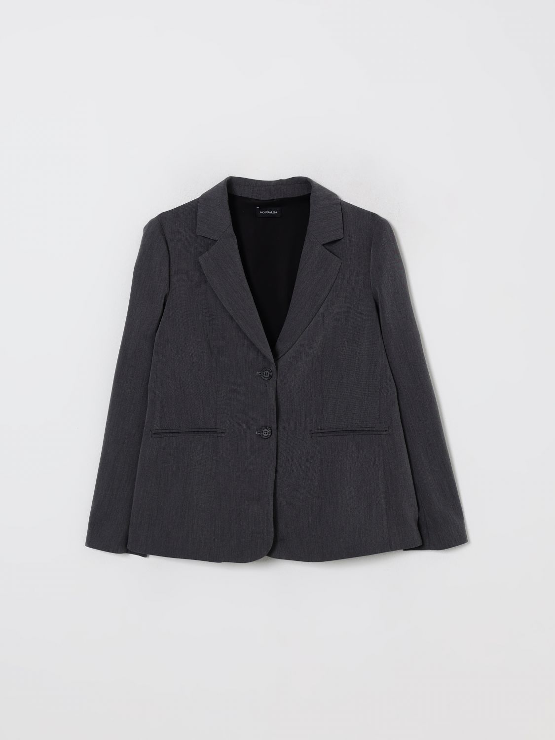 Monnalisa Jacket Kids Color Grey In Gray