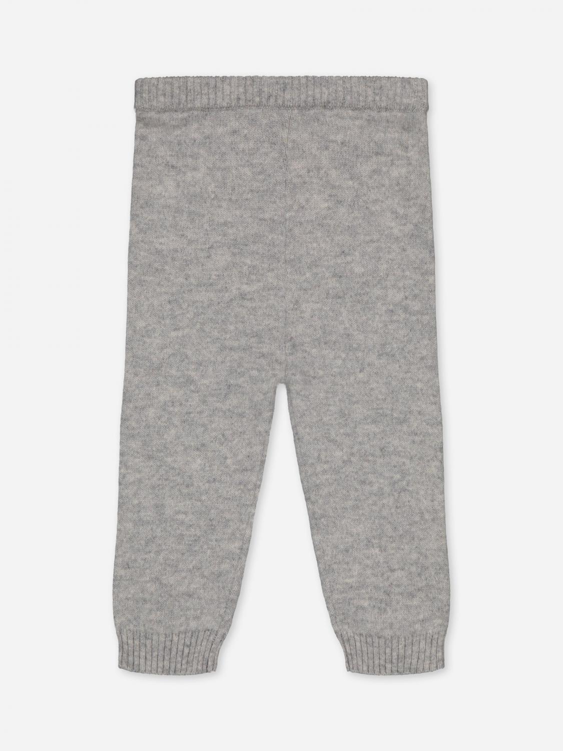 Bobbin & Tricot Pants Kids Color Grey In Multi