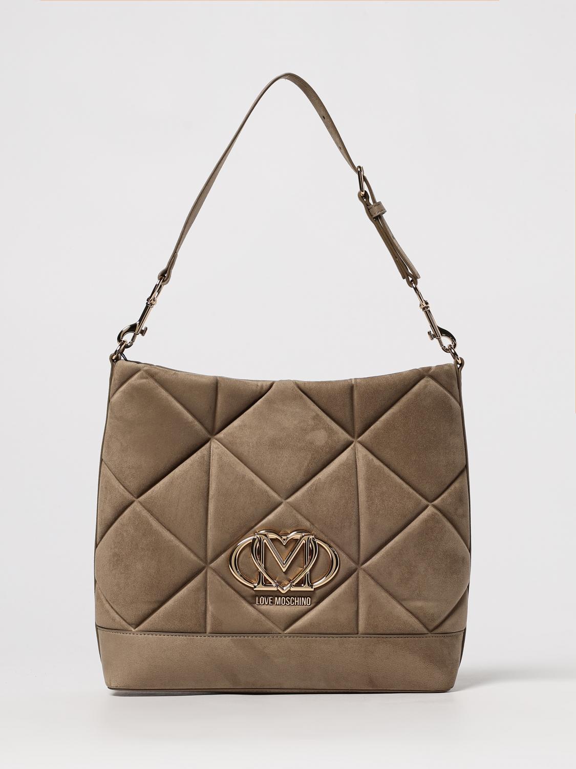 Love Moschino Shoulder Bag Woman Color Sand In Brown