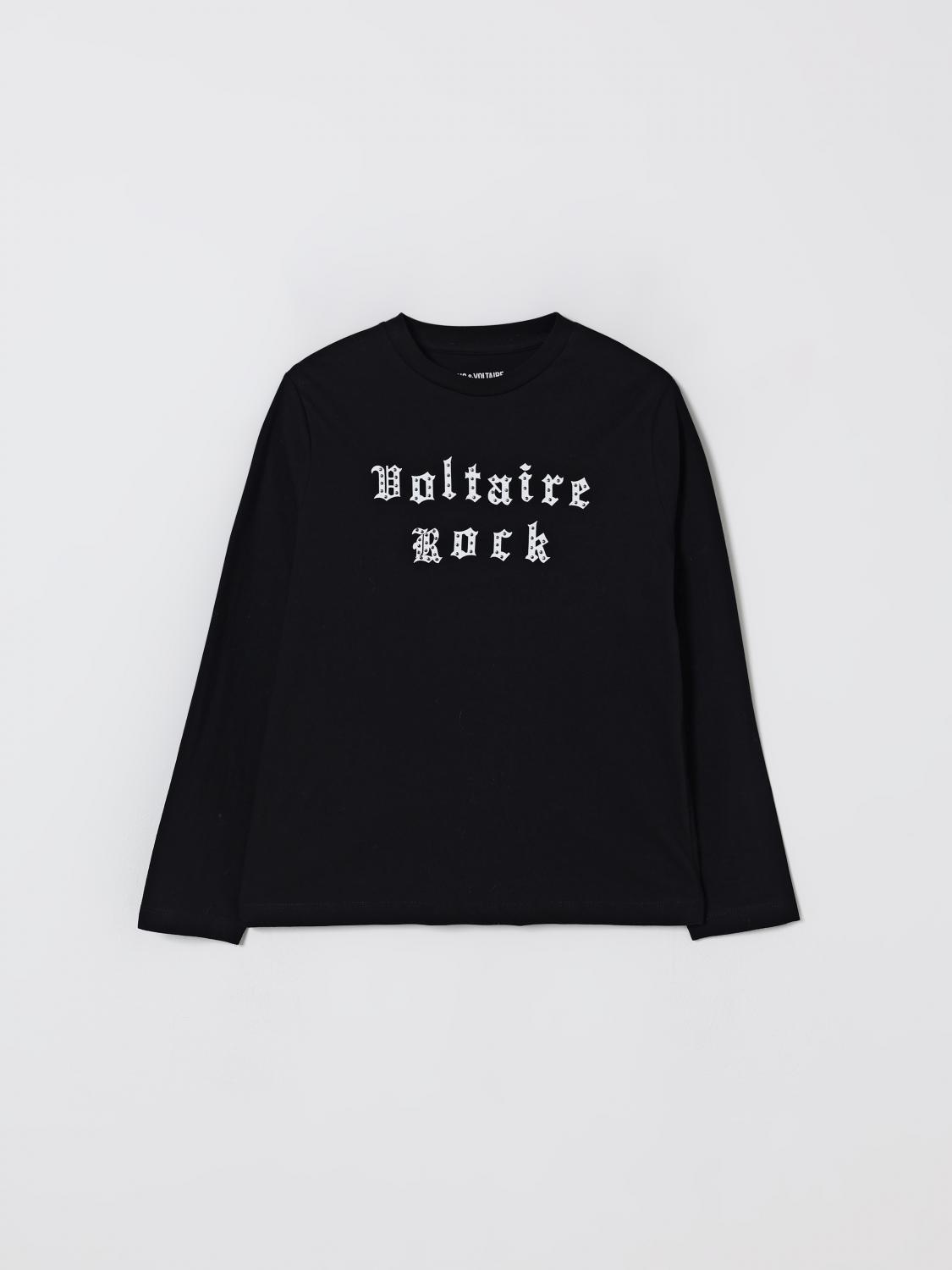 Zadig & Voltaire Printed Long-sleeve T-shirt In Black