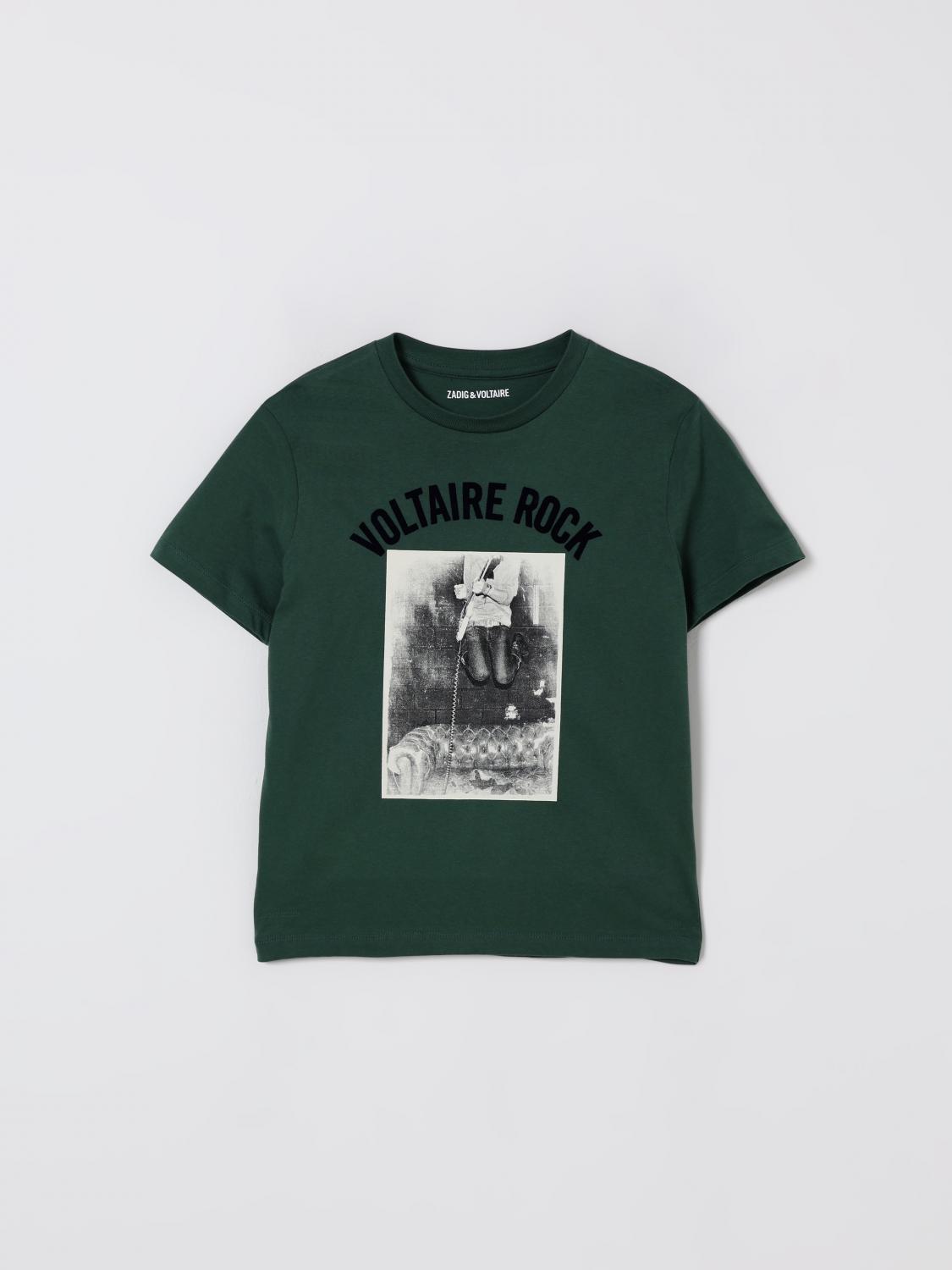 Zadig & Voltaire T-shirt  Kids Color Violet In Green