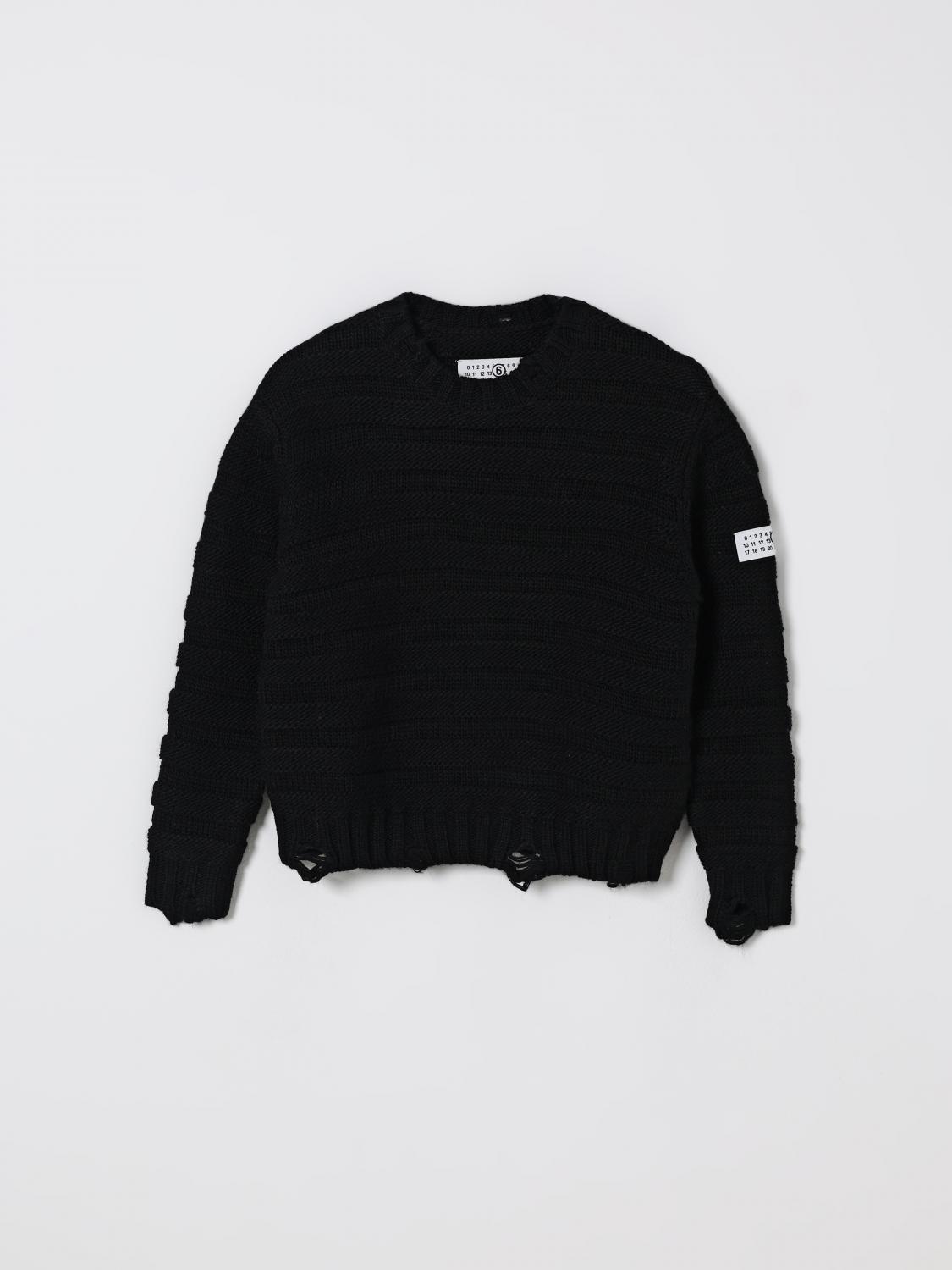 MM6 MAISON MARGIELA Wool blend pullover with rips