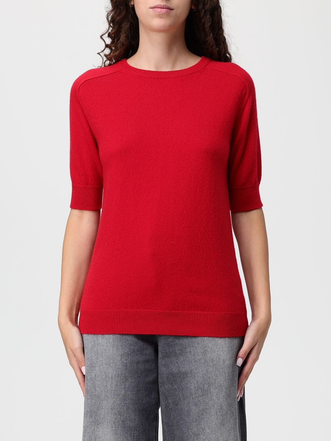 Lisa Yang Sweater Woman Color Fuchsia In Red