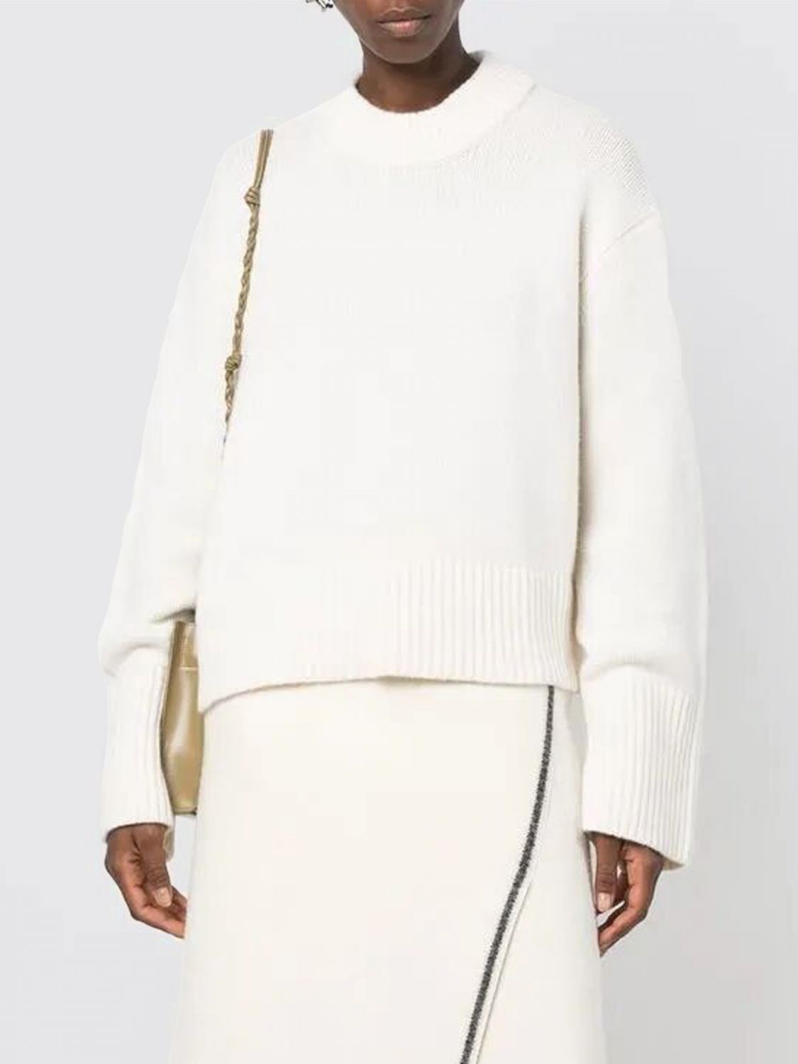 Lisa Yang Sweater  Woman Color Cream In White